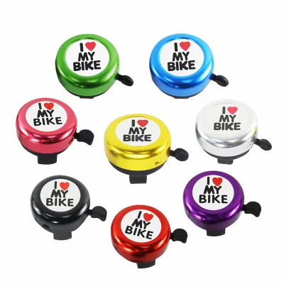 

Cute Bicycle Handlebar Bell Loud Sound Alarm Warning Mini Kids Bike Horn Bells Cycling Ring Children Bike Accessories, As the pictures show
