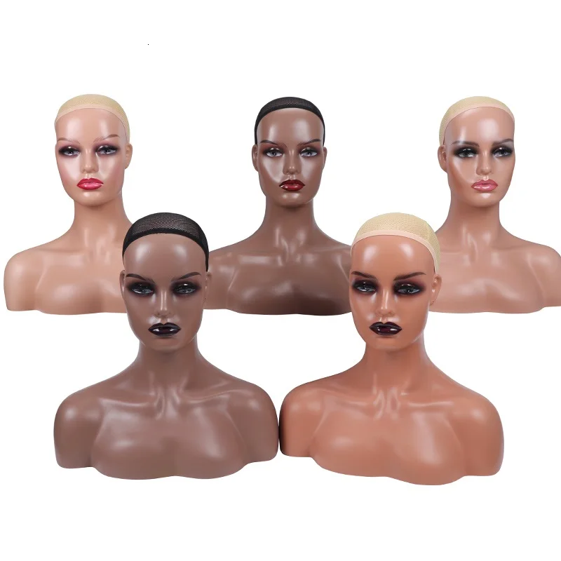 

Wholesale Mannequin Head With Shoulder Display Manikin Head Bust for Wigs