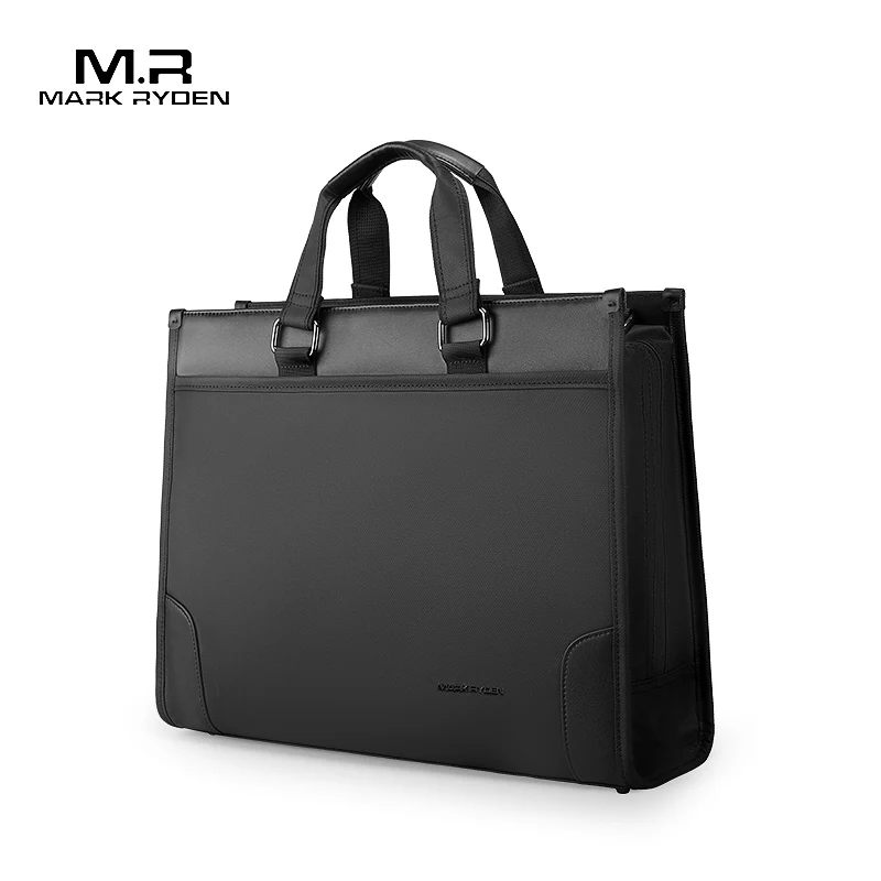 

Mark Ryden Business Casual Waterproof Handbag Crossbody Messenger Shoulder Men Briefcase Laptop bag, Black