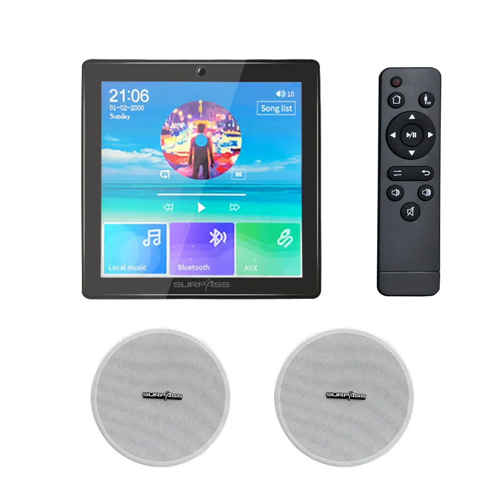 

Home Music System Audio Player Blue tooth Wall Panel Amplifier Ceiling Speaker Kit For Background Music
