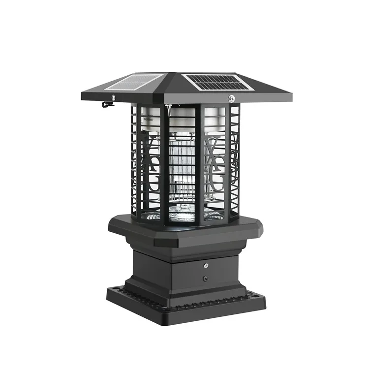 

Stainless Steel Waterproof Outdoor Solar Lamp Electric Mosquito Repellent Lamp