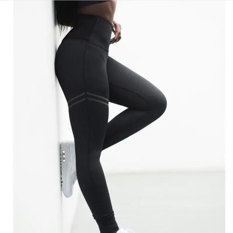 

High Elastic Fitness Sport Leggings Tights Slim Running Sportswear Sports Pants Women Yoga Pants Quick Drying Training Trousers