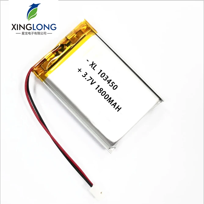 Byg op mentalitet hans 103450 Lipo Pouch Cell 1800mah Rechargeable Lithium Ion Battery U 3.7v With  Jst Connector - Buy 1800mah Battery,Gps Battery,In Rechargeable Battery  Product on Alibaba.com