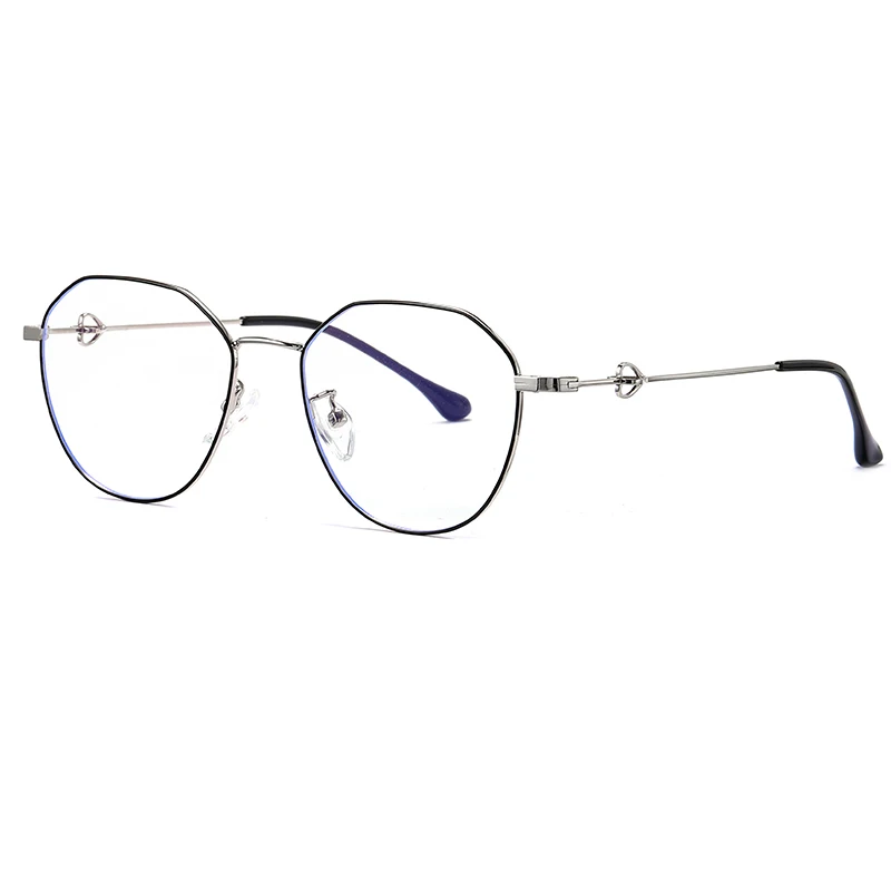 

New Arrival fashion PC metal design anti blue blight blocking glasses for mens and womens