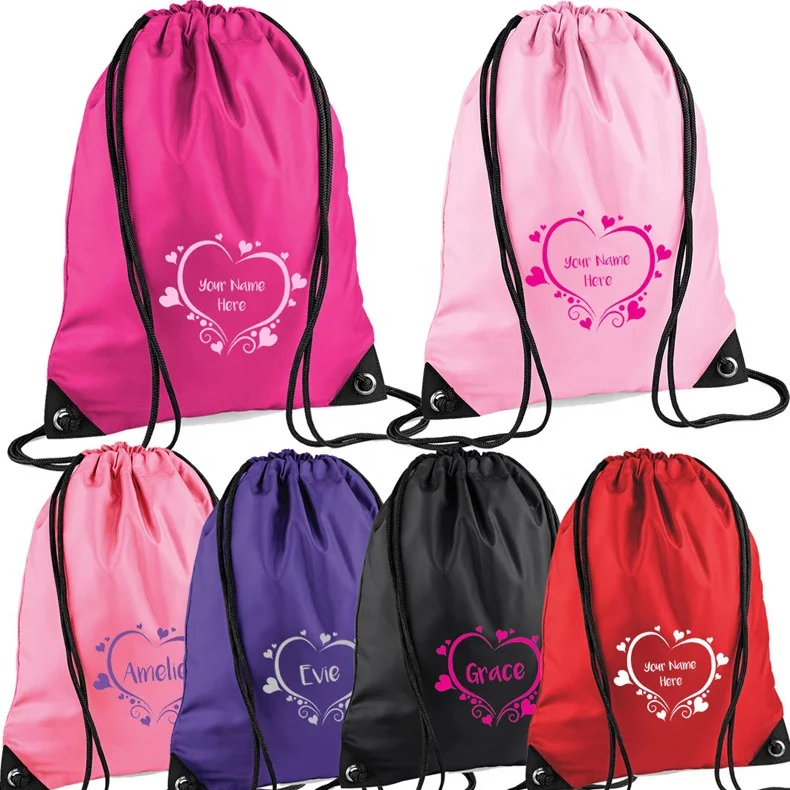 

Custom Imprinted Recycled Waterproof Polyester Drawstring Backpacks Bag, Cmyk