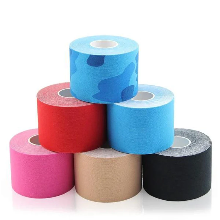 

5cm X 5m cotton k-tape waterproof sports k tape kinesiology tape for athletes and trainers