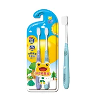 

New Kid's Tooth Brushes Long handle straw material cute kid Children Toothbrush