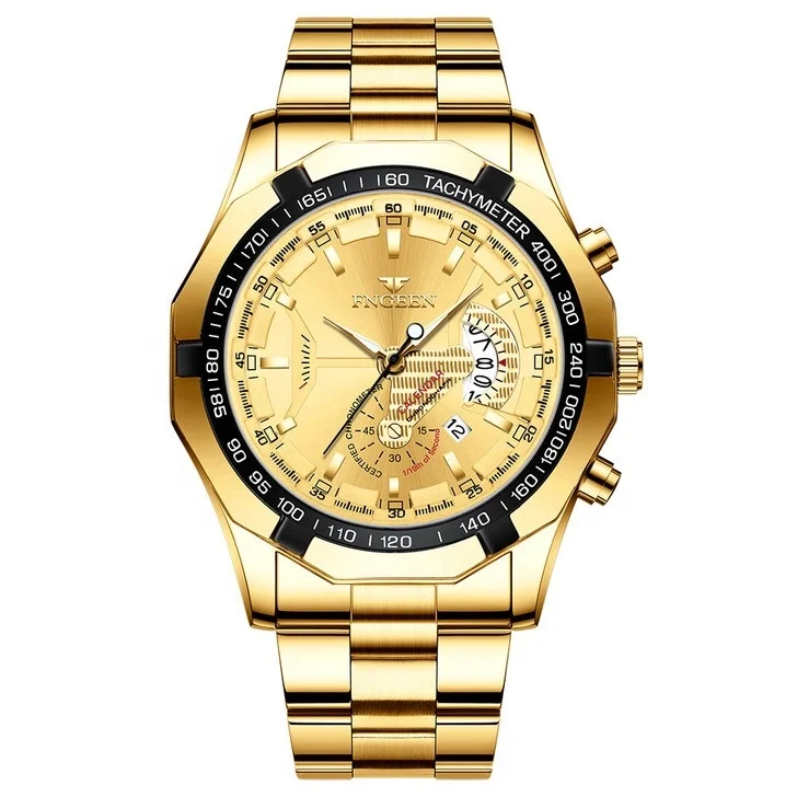 

New Fashion Waterproof quartz watches Large Dial Men's Super Large Calendar watch quartz smart watches Factory custom wholesale, Picture shows