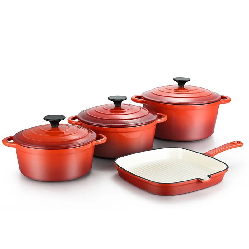 

Professional manufacture cheap cast iron enamel sauce pot