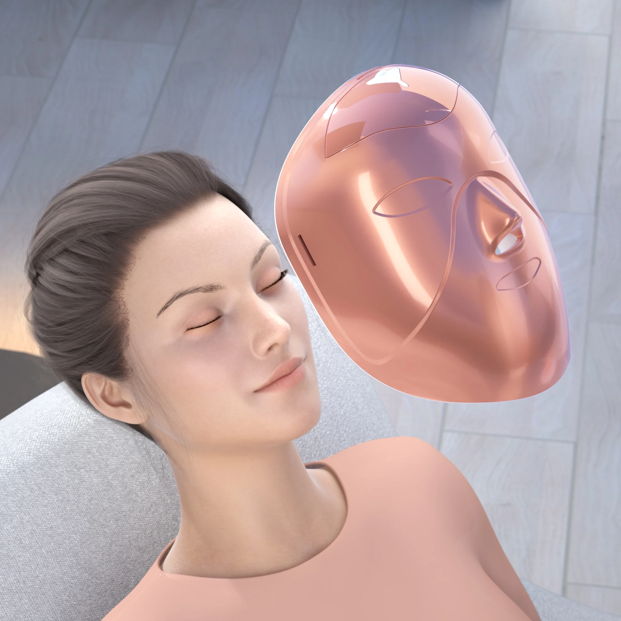 

SPA experience wearing portable facial steamer - other beauty spa equipment