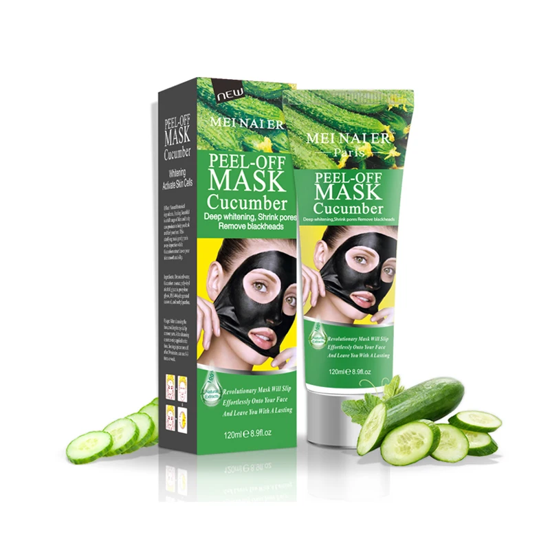 

Cucumber facial blackhead remover deep cleansing peel off face mask