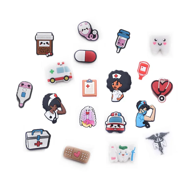 

NEW! Healthcare Worker Shoe charms Set /DIY shoe charm/ tremding decor for shoes jewelry Croc shoe charms