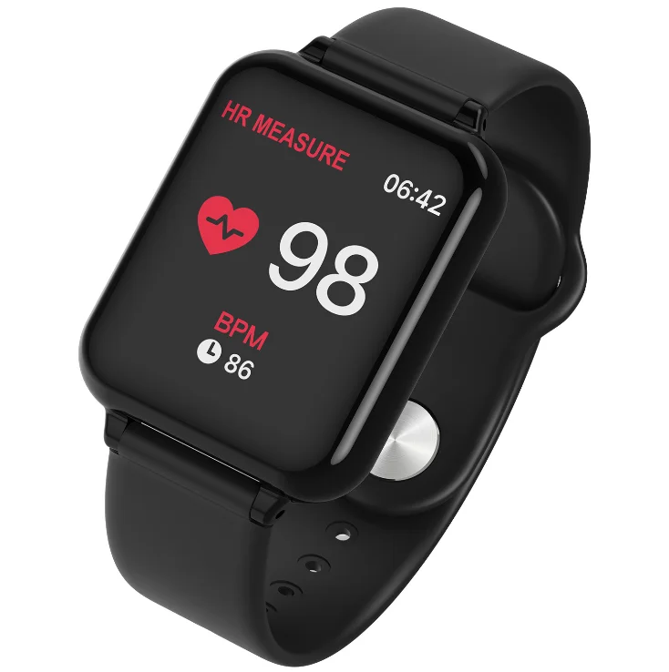 

Hot selling B57 sports smart watch blood oxygen heart rate blood pressure pedometer electronic watch factory direct sales, 5-color