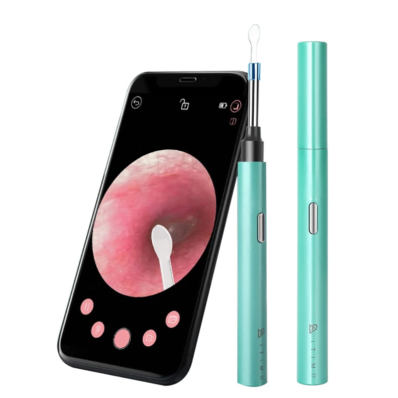 

Wireless Otoscope 1080P HD WiFi Ear Camera Ear Wax Removal Endoscope