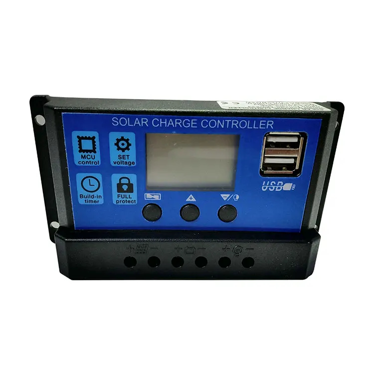 
12V 24V 48V 30A Mini PWM Auto Solar Panel Charge Controller 30A 12V 24V Battery Charger Controller 