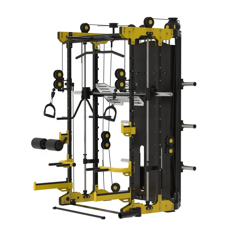 

Gym equipment smtih machine home commerical fitness TS100 multi functional trainer squat rack, Optional