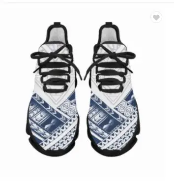 

Custom Mens Sports Wear Shoes Polynesia Tribal Black Designed Men's Sneakers-sports Shoes Wholesale Sports Shoes Men Custom