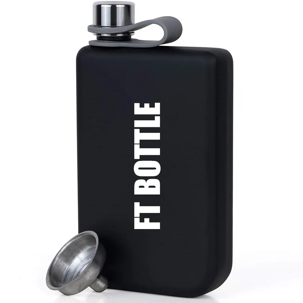 Personalized Stainless Steel Liquor Hip Flask And Funnel 8 Oz Thin Whiskey Flask Set Silver Personalized Stainless Steel Liquor Hip Flask And Funnel 8 Oz Thin Whiskey Flask Set Silver
