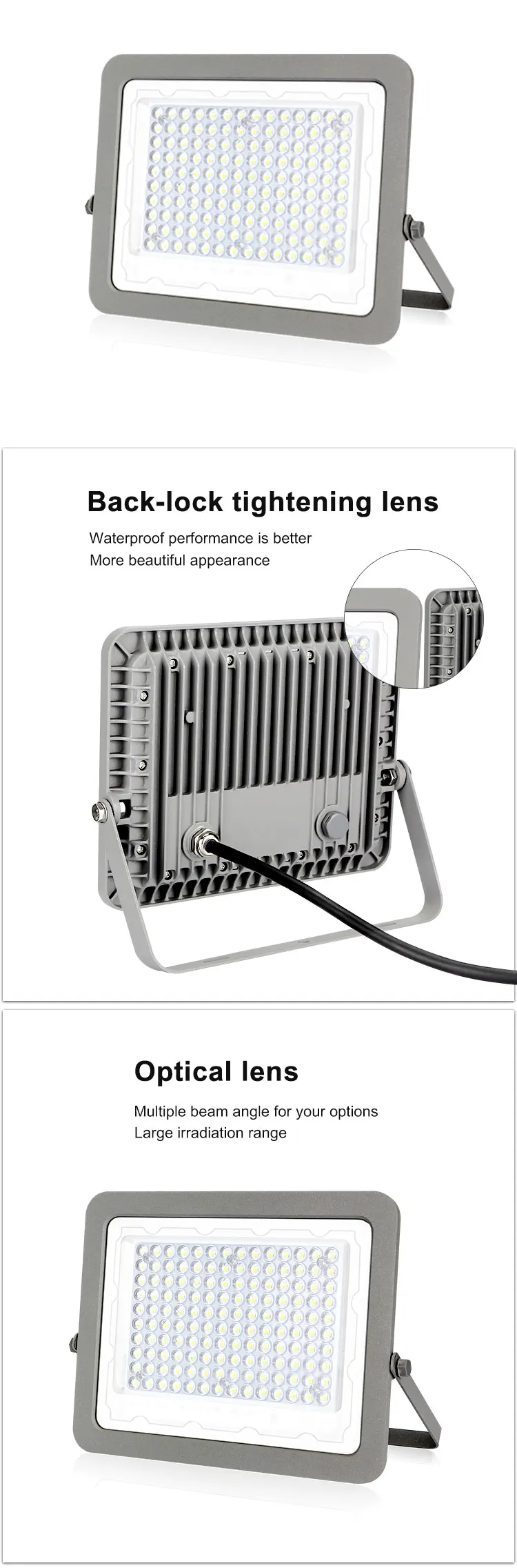 KCD rechargeable modern outdoor wall light led zigbee flood led light 100 w - ANKUX.COM