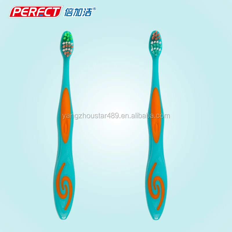 

PERFCT Kids Colorful Bristle Tooth Brush Short Handle Children Toothbrush, Customized