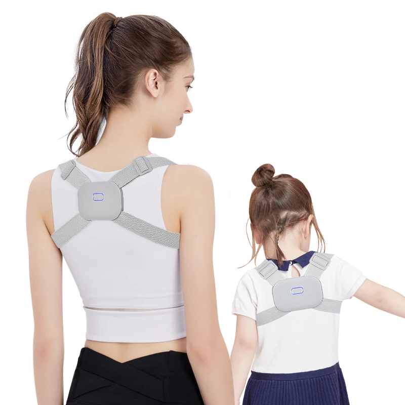 

Drop shipping Intelligent Detection Vibration Reminder Electronic Magnetic Smart Posture Corrector, White