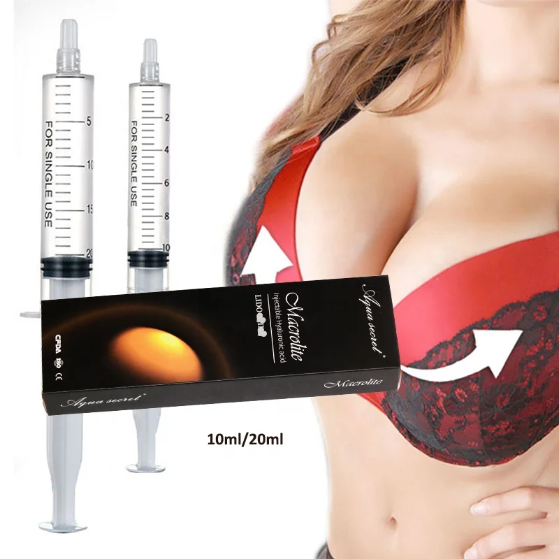 

10ml 20ml hydrogel big buttock and breast enlargement hip augmentation hyaluronic acid filler injections to increase breast size