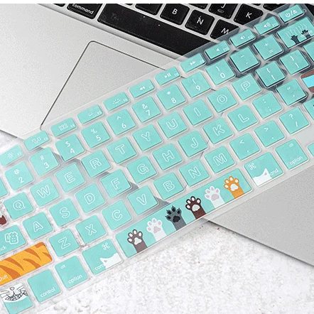 

Silicone Keyboard Cover Skin Functional Keyboard Protective Film for Macbook Air, Customized color