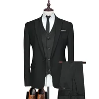 

Best Price Polyester Slim Fit Customized Men Wedding Business Suit