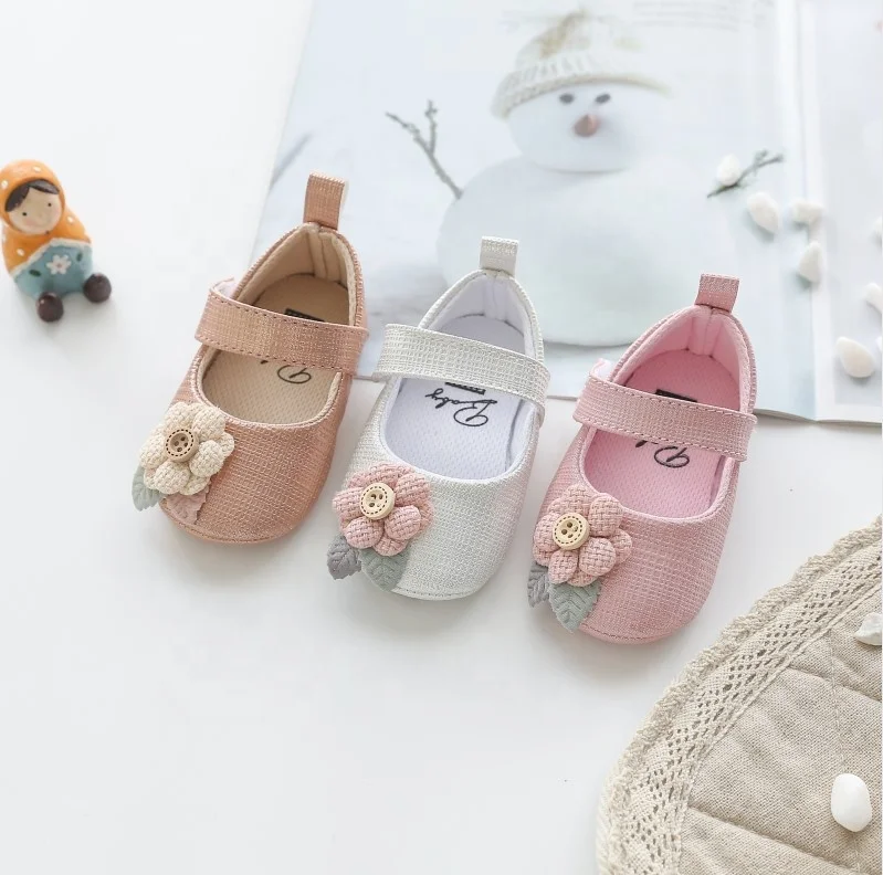 

Fashion flower Soft lovely Boby Shoes Soft Sole Baby Anti-slip for Girls