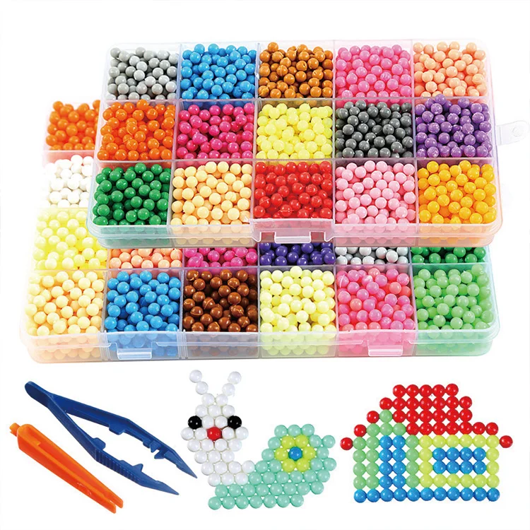 

New Hot Sale 3D DIY Water Beads Funny Kids Educational Gift Toys 24/36colors Water Magic Beads