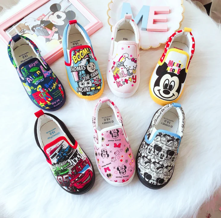 

Film Hero Cartoon Character Printed Toddler Kids Canvas Shoes