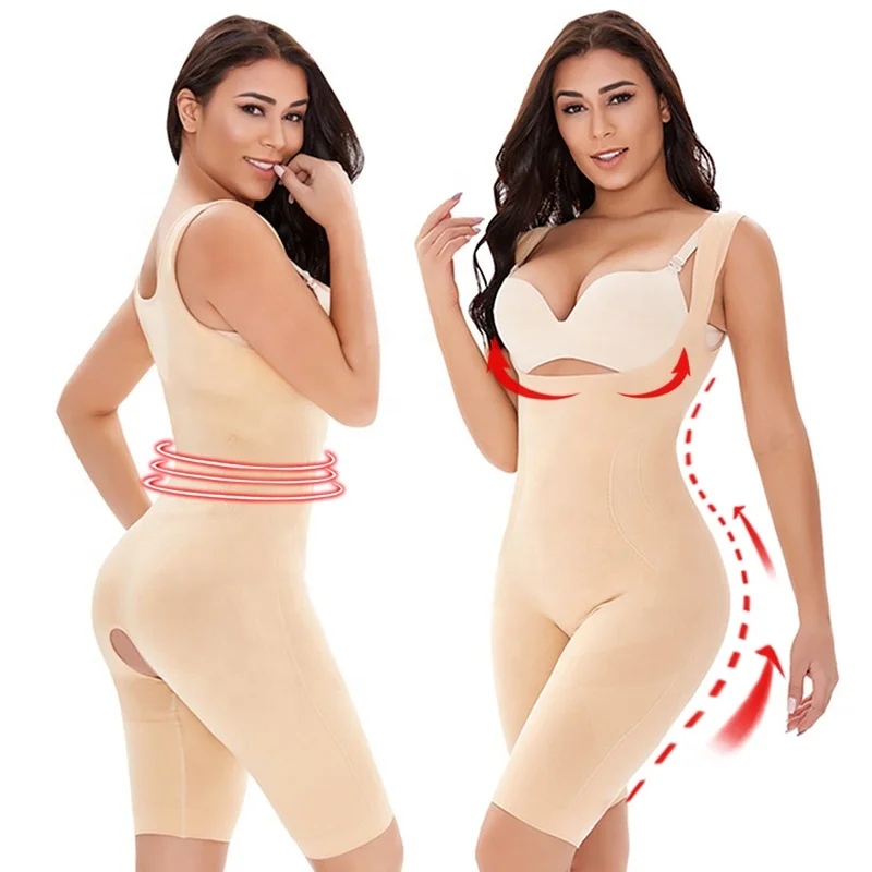 

Colombian Girdle Wholesale Butt Lifter Women's Hip Pad Shaper Shapewear Tummy Control Lift Thigh And Plus Size Sexy Bodysuit, Nude,black