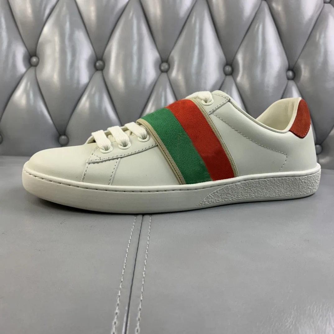 

Wholesale Best quality retro style green red green stripe men's brand designer sneaker luxury designer shoes