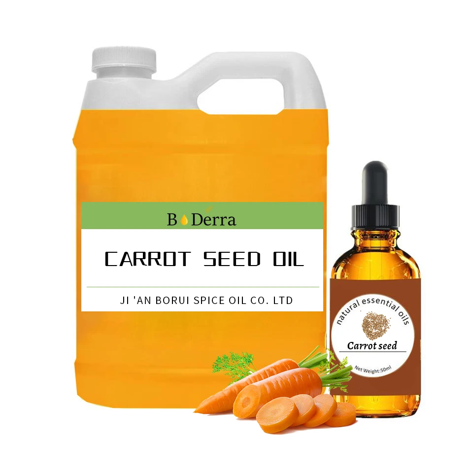 

100% Pure natural carrot seed oil manufacturer essential oil bulk fragrance for hair carrot oil