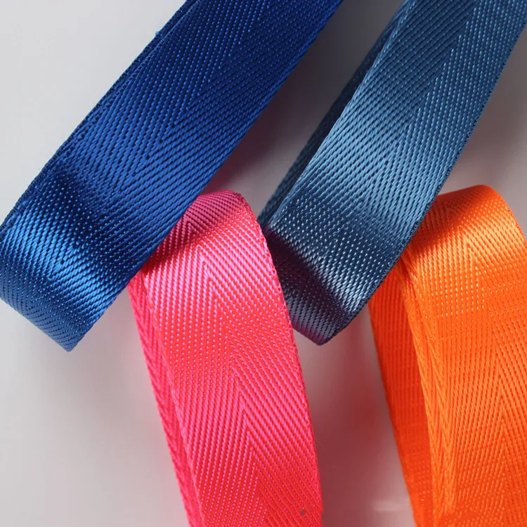 

Wholesale 20/25/32/38/50mm herringbone webbing straps woven webbing polyester nylon webbing for belt custom belt