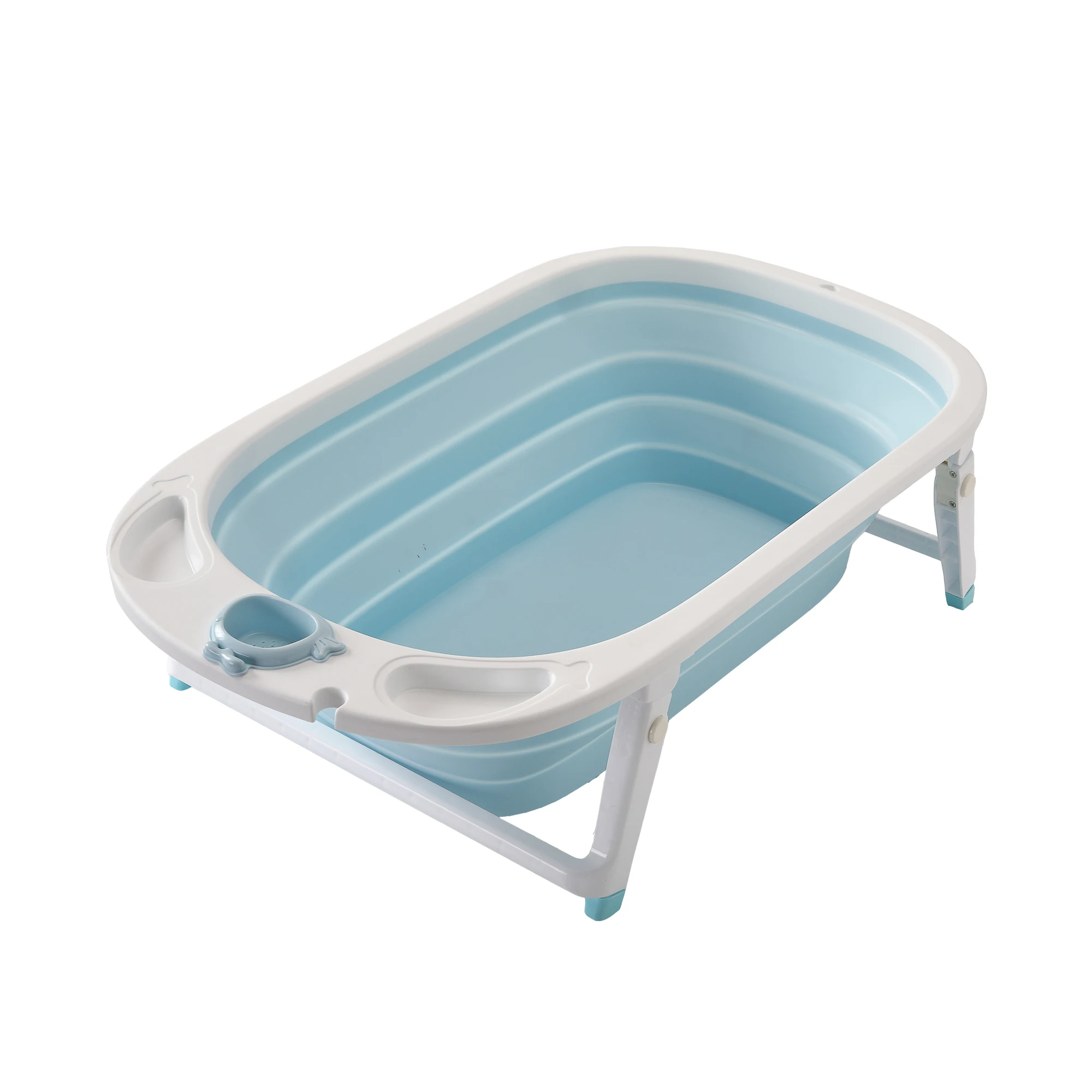 

New products plastic New style foldable baby bathtub/good folding baby bath tub with portable fold bathtub, Blue/green/pink