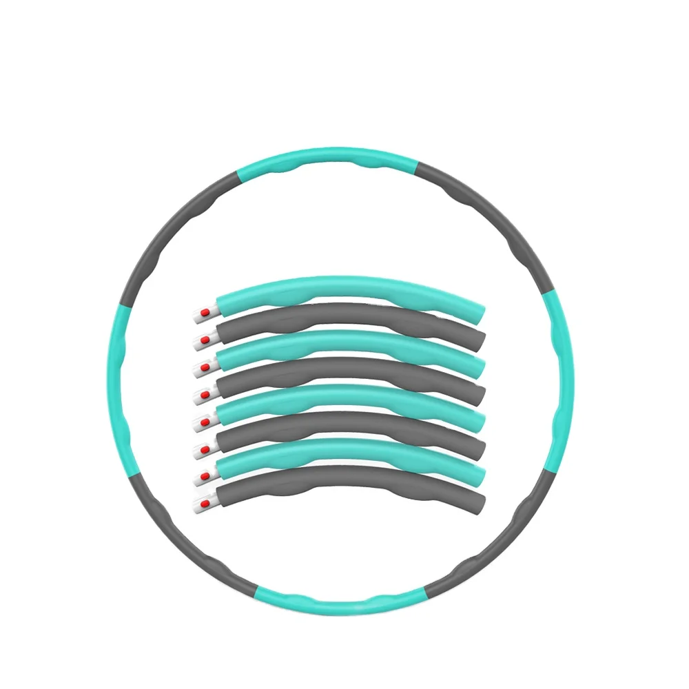 

Real 2021 Wireless Mobile App Tracking Weighted Adults Plastic Fitness Smart Sport Hoop, Customized color or picture