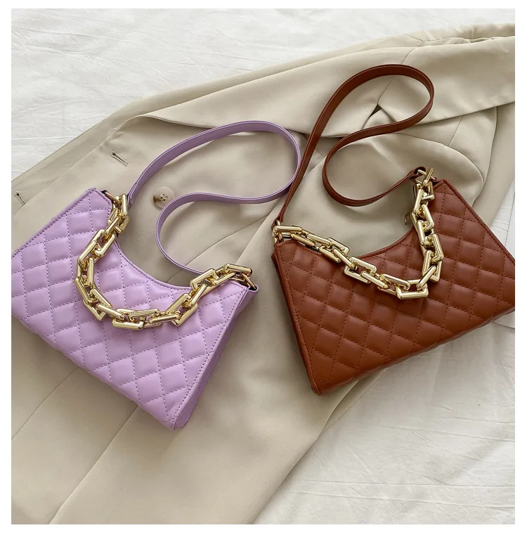 

Cheap hand bag ladies leather chain cross-shoulder french designer handbags 2021 China factory wholesale purse and handbags