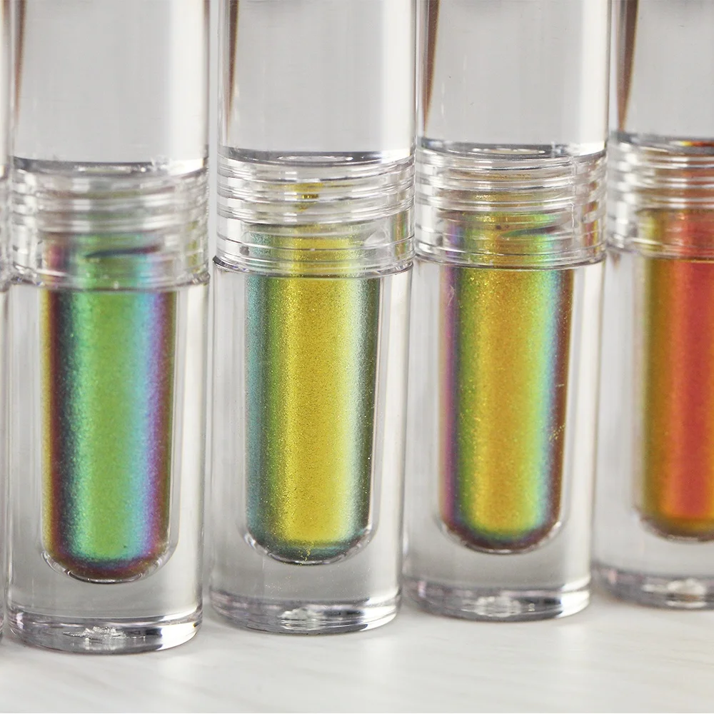 

Cosmetics Chameleon Duochrome Eyeshadow Metallic Eyeshadow OEM Liquid Multi Color Eyeshadow, 10colors