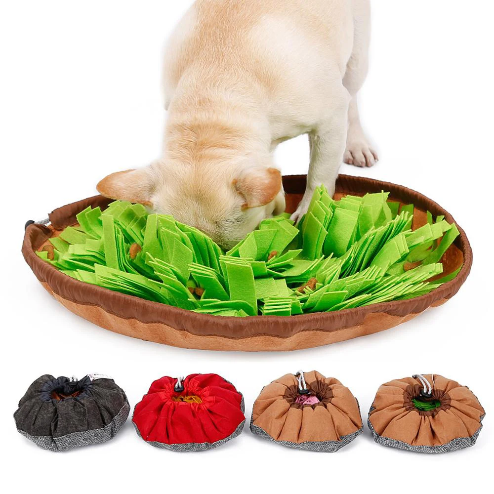 

Snuffling Nose Work Mat IQ Snuffle Bowl Mat Pet Dog Training Products Supplies