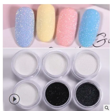 

1Box Nail Powder Glitter Nail Dust Powder long lasting Laser Gradient Pigment Glitter Nail Art Decorations Manicure