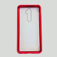 

Back Tempered Glass Magnetic cover For Oppo A9 2020 flip cell phone Metal case