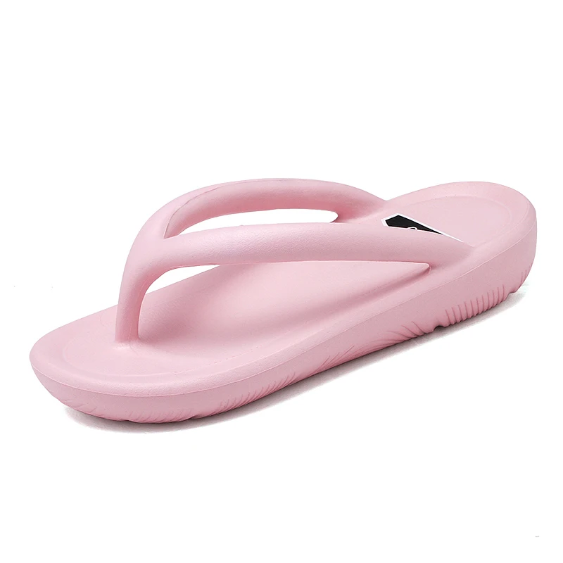 

Women EVA slippers outdoor beach shoes Flip flops summer soft sweet slippers, Black/pink/orange/white