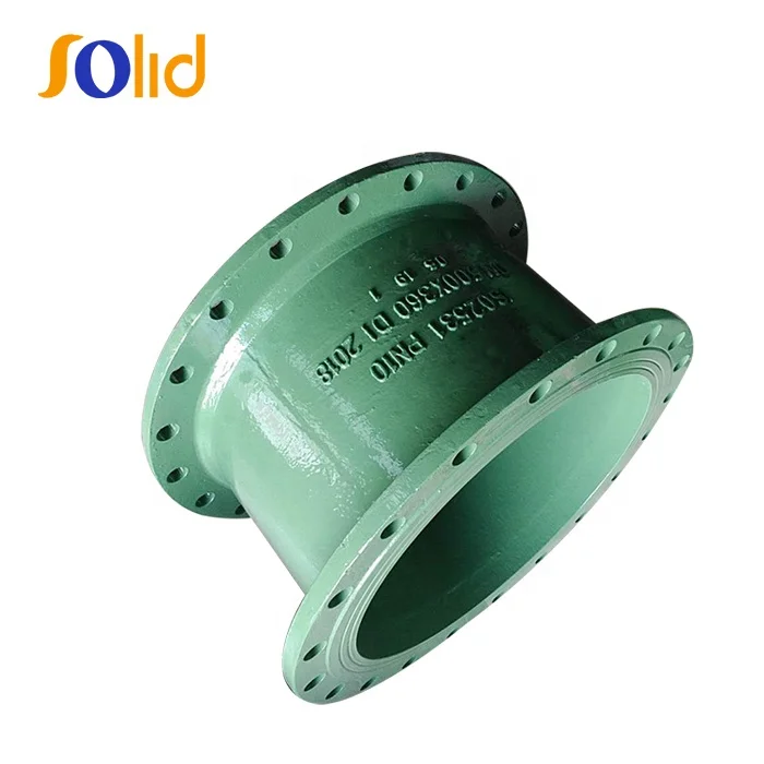 ISO2531 RAL 6011 Epoxy Green FBE coating Ductile iron pipe fitting