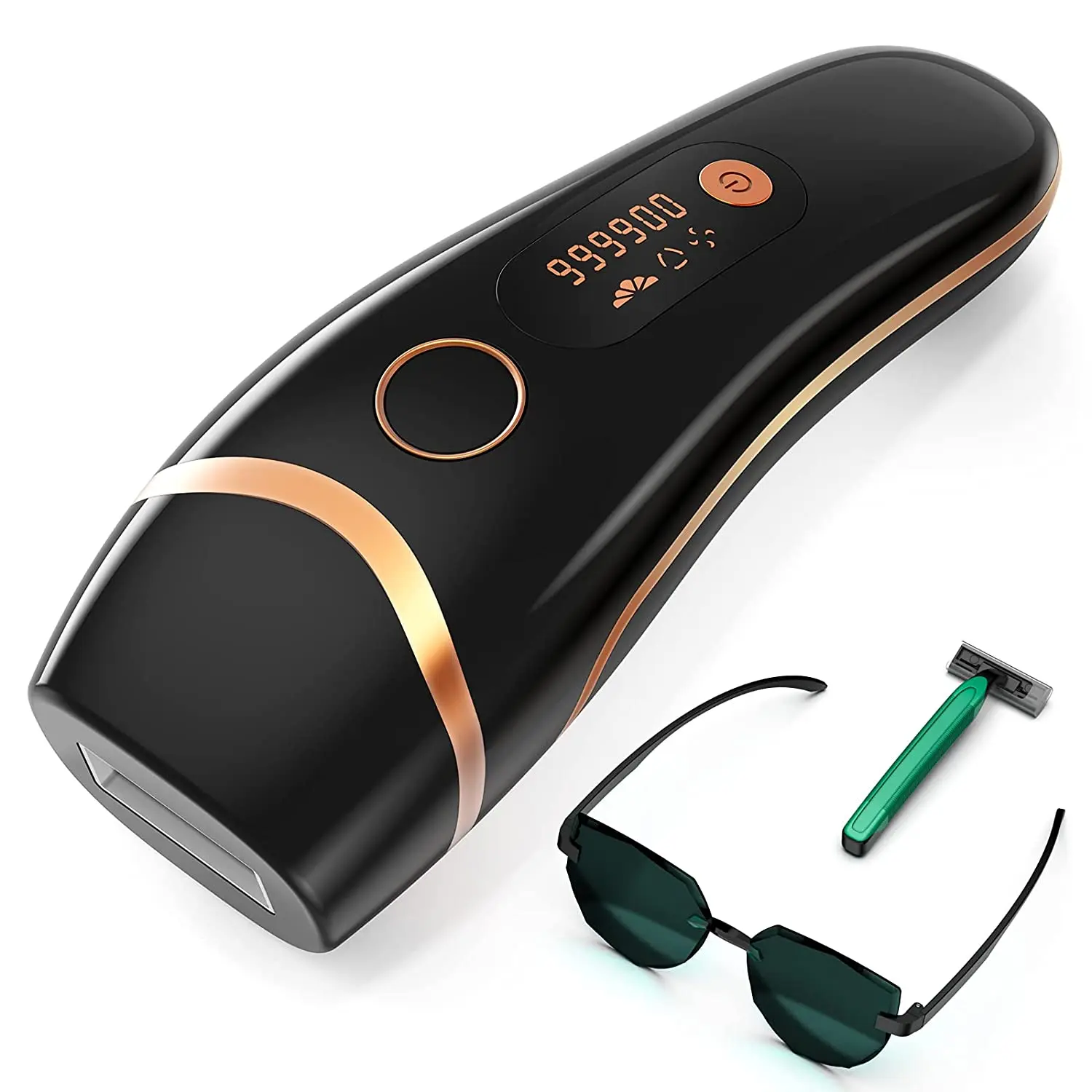 

IPL Hair Removal for Women and Men Permanent Painless Laser Hair Removal System 999,900 Flashes at-Home Hair Remover Treatment