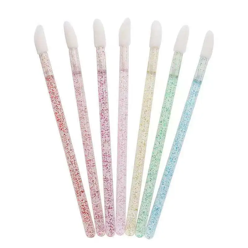 

2021 new glitter wands Disposable Lip Brushes Make Up Brush Lipstick Lip brush Gloss Wands