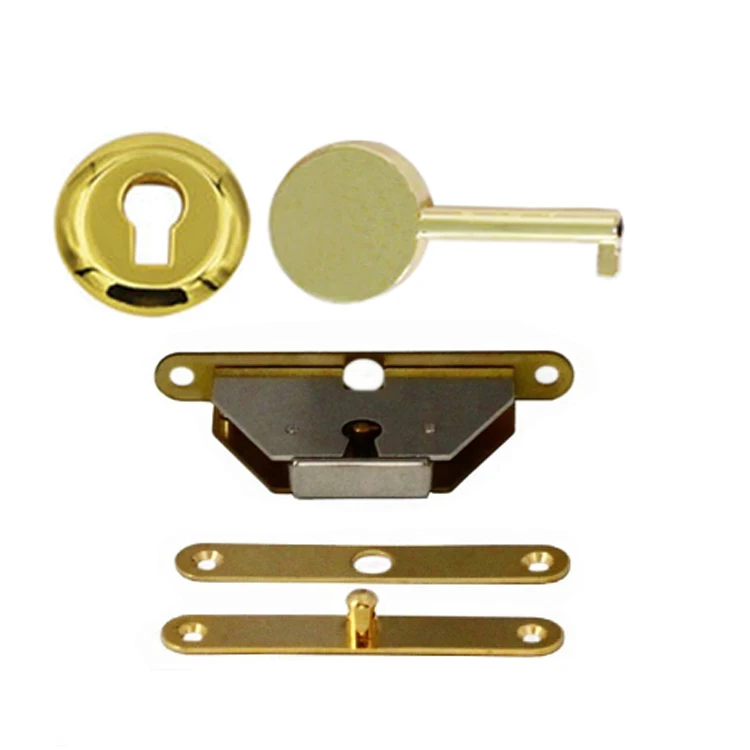 

Luxury Cigar Wooden Packaging Box Metal Hardware Accessories Lock Clasp, Gold,welcome to customize