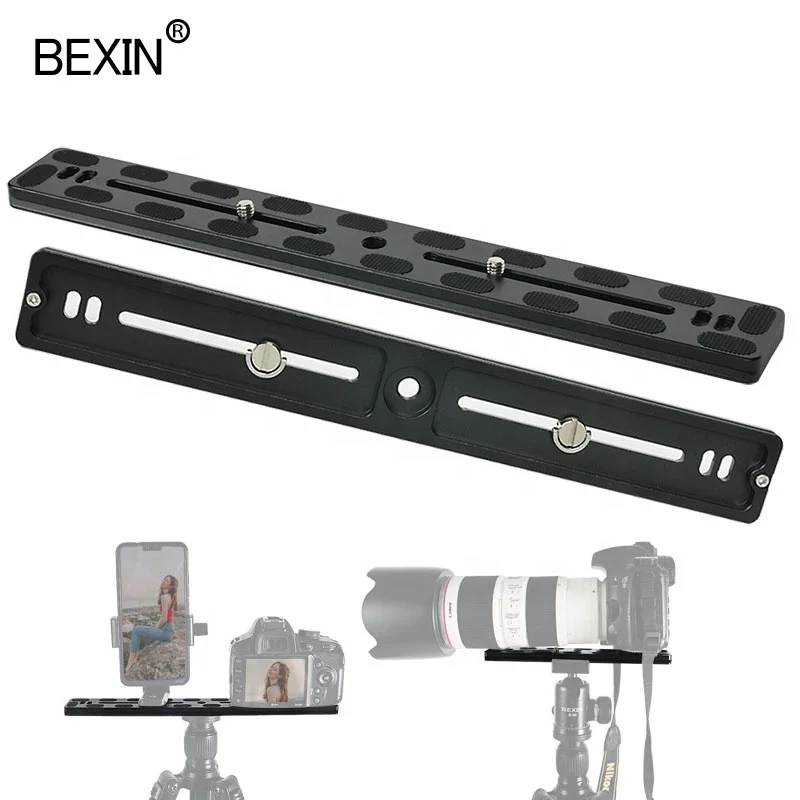 

BEXIN PU-300 tripod plate quick release plate small camera plate quick clamp fast mount for arca swiss dslr camera tripod head