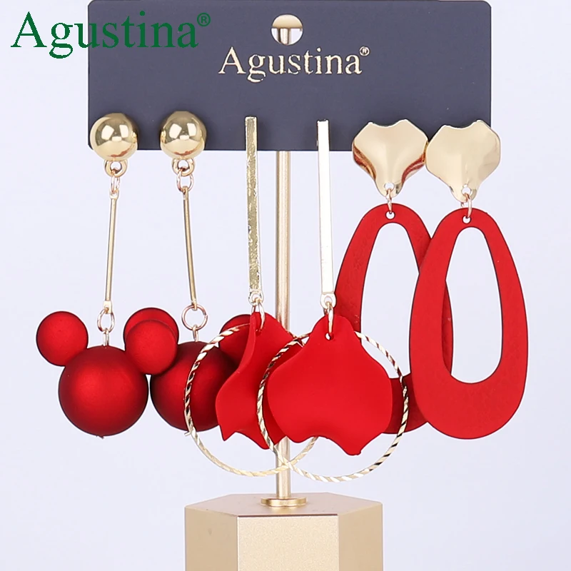 

Agustina new design hot sale fashion bohemian jewelry party earing set, Colorful