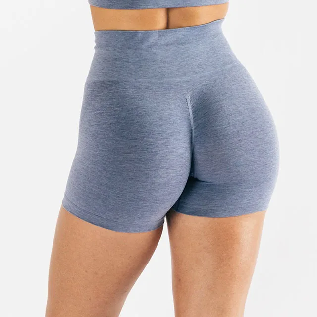 

Custom Logo Women Booty Running Workout Sport Gym Shorts Seamless Scrunch Shorts